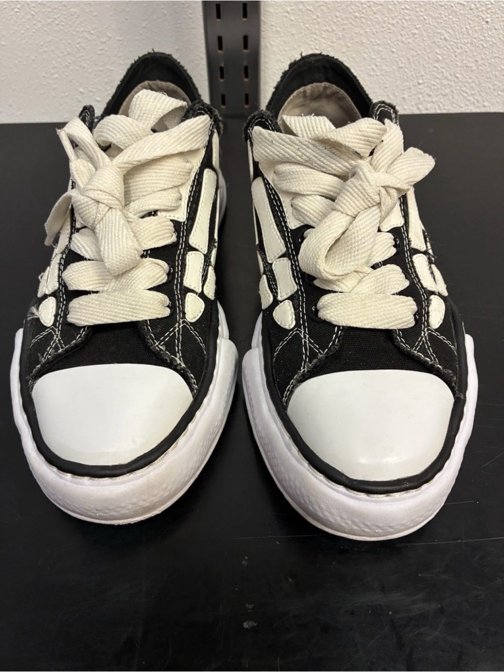 AMIRI Black and White Low-Top Sneakers